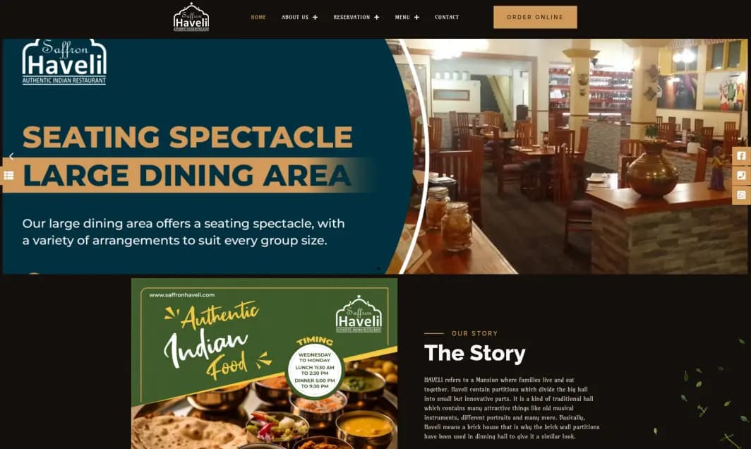 Saffron Haveli — online food ordering & reservations