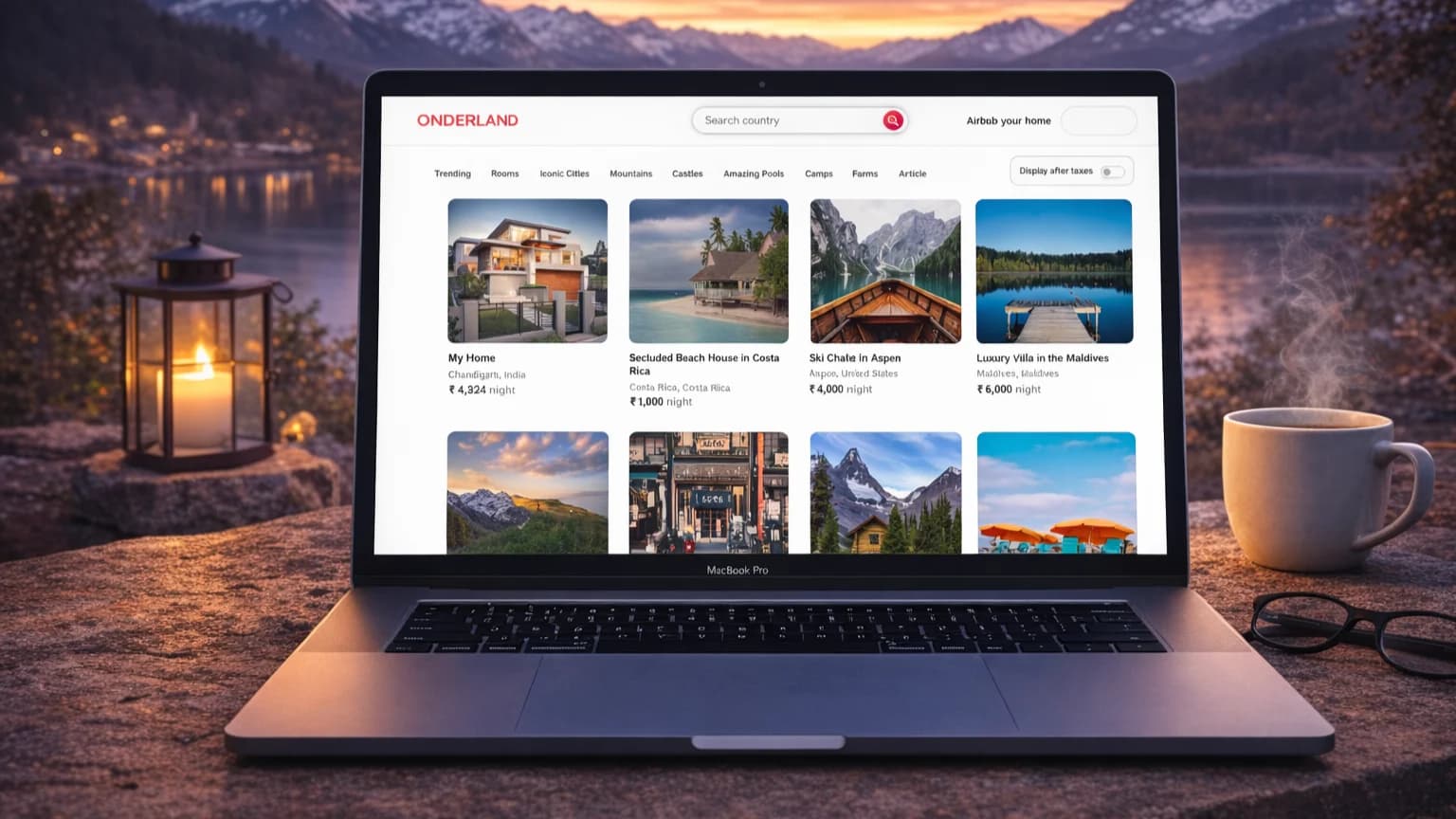 Wonderland — Airbnb-style accommodation platform
